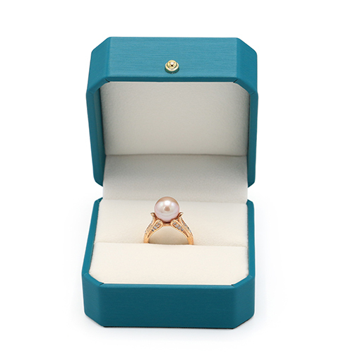 High-End PU Leather Jewelry Ring Box
