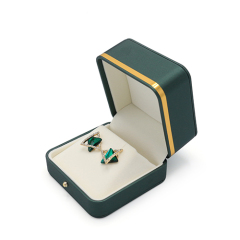 Latest Design Hot Selling PU Leather Earrings Box