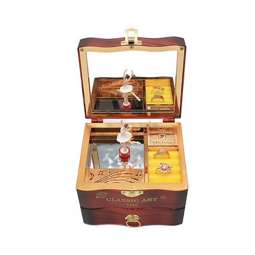 Factory Wholesale Ballerina Girl Jewelry Music Box For Wedding