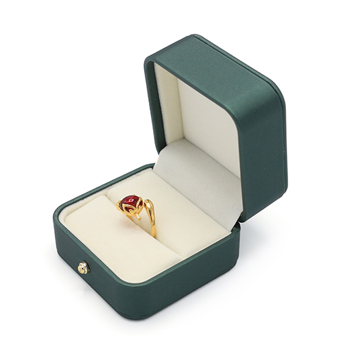 Premium Eco Friendly PU Leather Wedding Ring Box