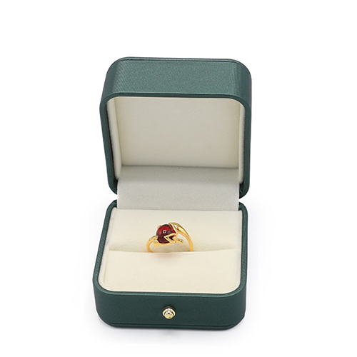 Premium Eco Friendly PU Leather Wedding Ring Box