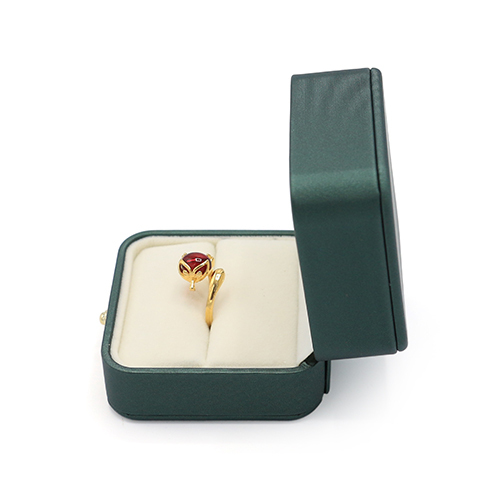 Premium Eco Friendly PU Leather Wedding Ring Box