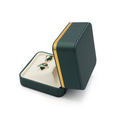 Latest Design Hot Selling PU Leather Earrings Box