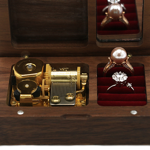 Premium Luxury Wooden Jewelry Music Box