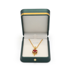 High Quality PU Leather Jewellery Pendant Packaging Box
