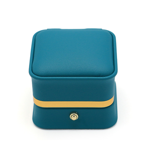 Newest Design PU Leather Jewelry Ring Gift Box