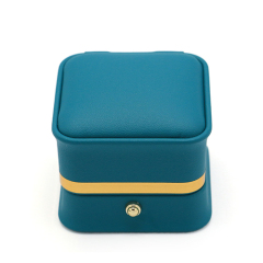 Newest Design PU Leather Jewelry Ring Gift Box