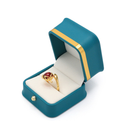 Newest Design PU Leather Jewelry Ring Gift Box