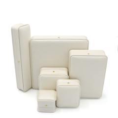 Latest Design White Jewelry Packing Box With Custom Logo