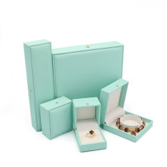Light Green Fashion Jewelry Gift Ring Necklace Bracelet Box