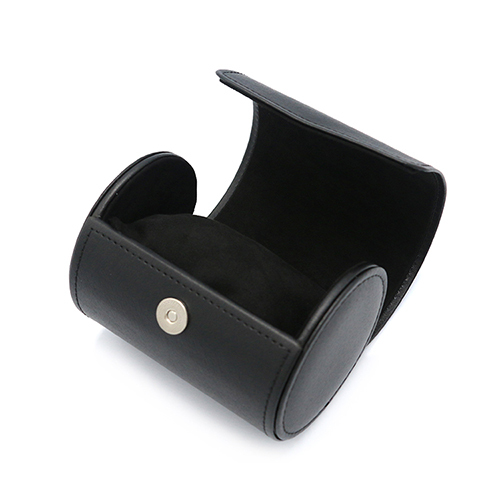 Latest Design Luxury Cylinder Leather Watch Box