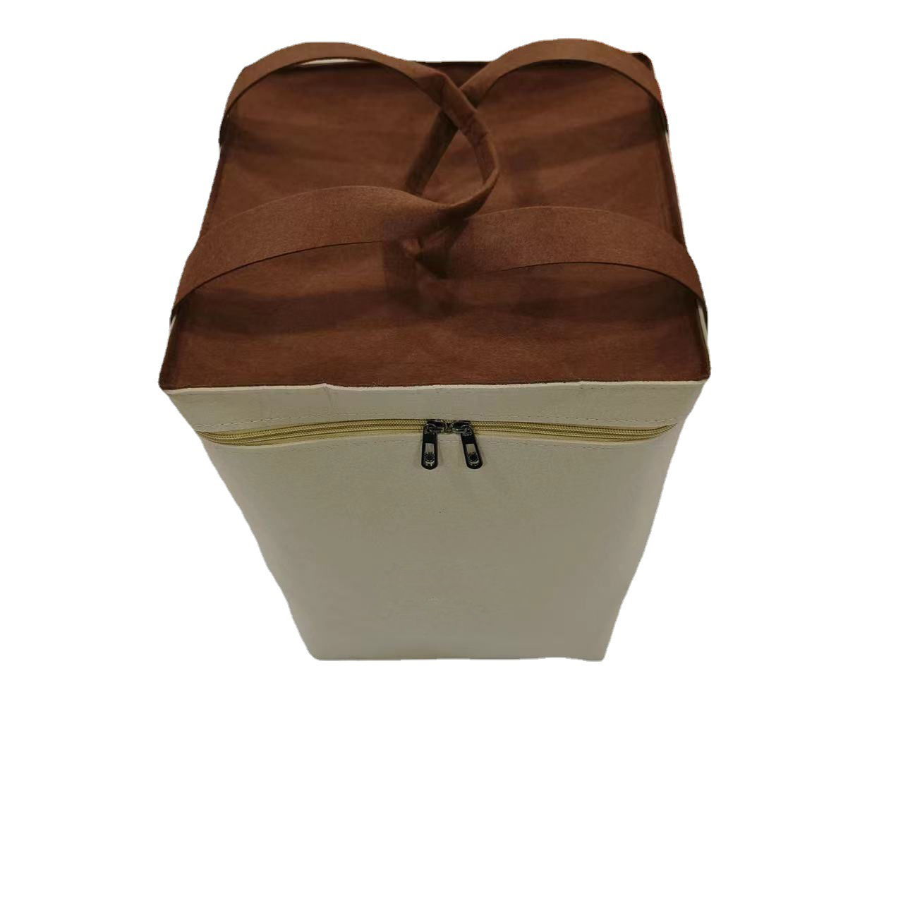 Large Capacity Clothes Storage Bag Organizer with Reinforced Handle felt for Foldable with zipper