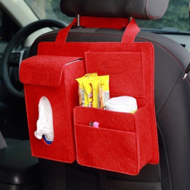 Custom car hanging storage bag vehicle multifunctional storage bag felt storage bag automotive supplies