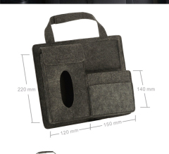 Custom car hanging storage bag vehicle multifunctional storage bag felt storage bag automotive supplies