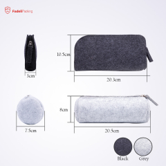 Hot Sale Felt Glasses Cases Fashion Felt Sunglasses Soft Pouch Portable Glasses Storage Bag High Quality