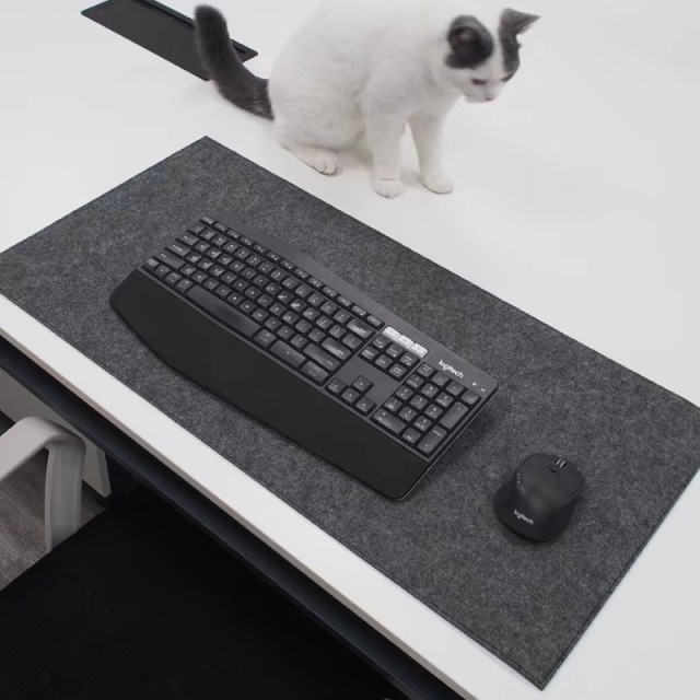 Custom E-sports Gaming keyboard Pad Non Slip Material felt Pad Protector Desk Mat Custom Computer Mouse Pad