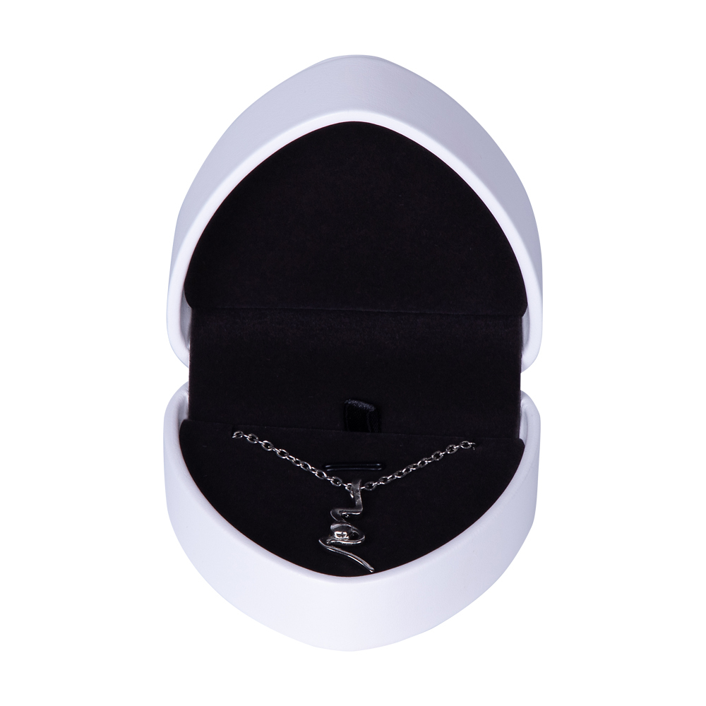2023New Personalized Heart Shaped Jewelry Packaging Box Wedding Ring Box Heart shaped jewelry box