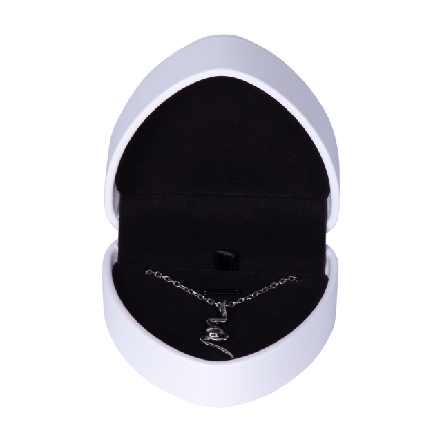 2023New Personalized Heart Shaped Jewelry Packaging Box Wedding Ring Box Heart shaped jewelry box