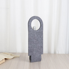 Wholesale Felt Wine Bottle Bag Divided Wine Tote Bag High Quality Hanging Felt Tote Bag