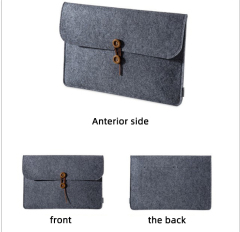 Custom designer fashion handbag felt laptop envelope bag