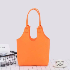 Reusable Grocery Felt Handbag Shoulder Bag Luxury Souvenir fashion Felt Shopping Bag