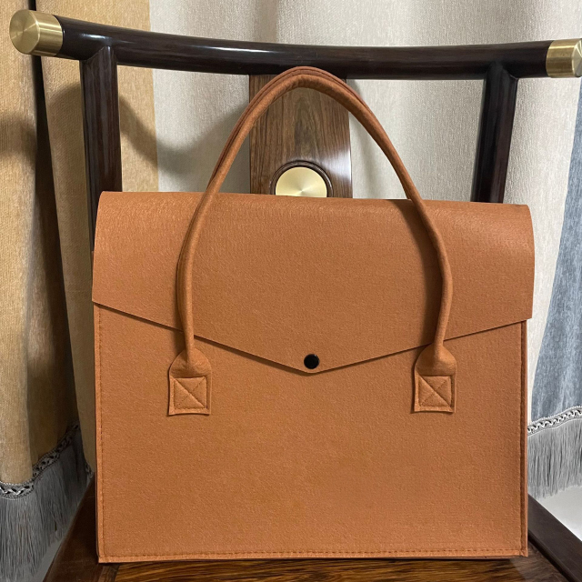 Promotion Reusable Felt Bag 2mm Eco-friendly Felt Foods Delivery Handbag Shopping Tote Bag