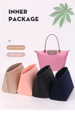 China Factory Felt Purse & Tote Bag Organizer Insert / Multi-Pocket Handbag Organizer / Felt Bag In Bag