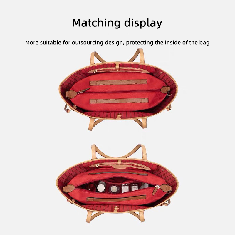 luxury bag accessories felt bag organizer insert handbag purse felt bag organizer