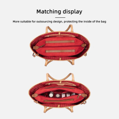 luxury bag accessories felt bag organizer insert handbag purse felt bag organizer