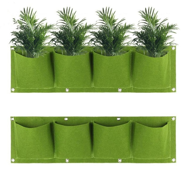 Garden Wholesale Growing Bag Grow Bags Felt Hanging Garden Wall Planting Bags For Plants