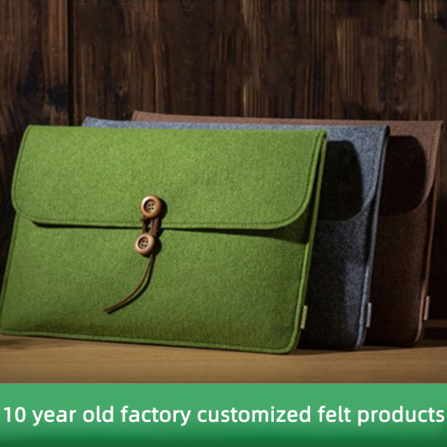Custom designer fashion handbag felt laptop envelope bag
