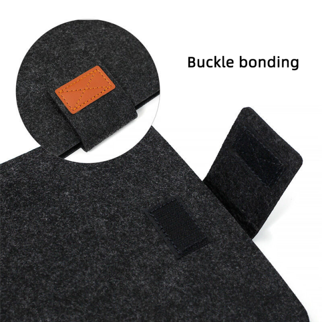Custom logo 13 inch soft shockproof bags portable felt laptop sleeve case bag durable tablet pouch