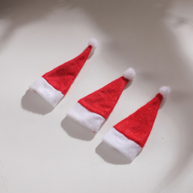 Xmas Holiday Unisex Felt Comfort Mini Christmas decorating Hat, Santa Hat for christmas decoration