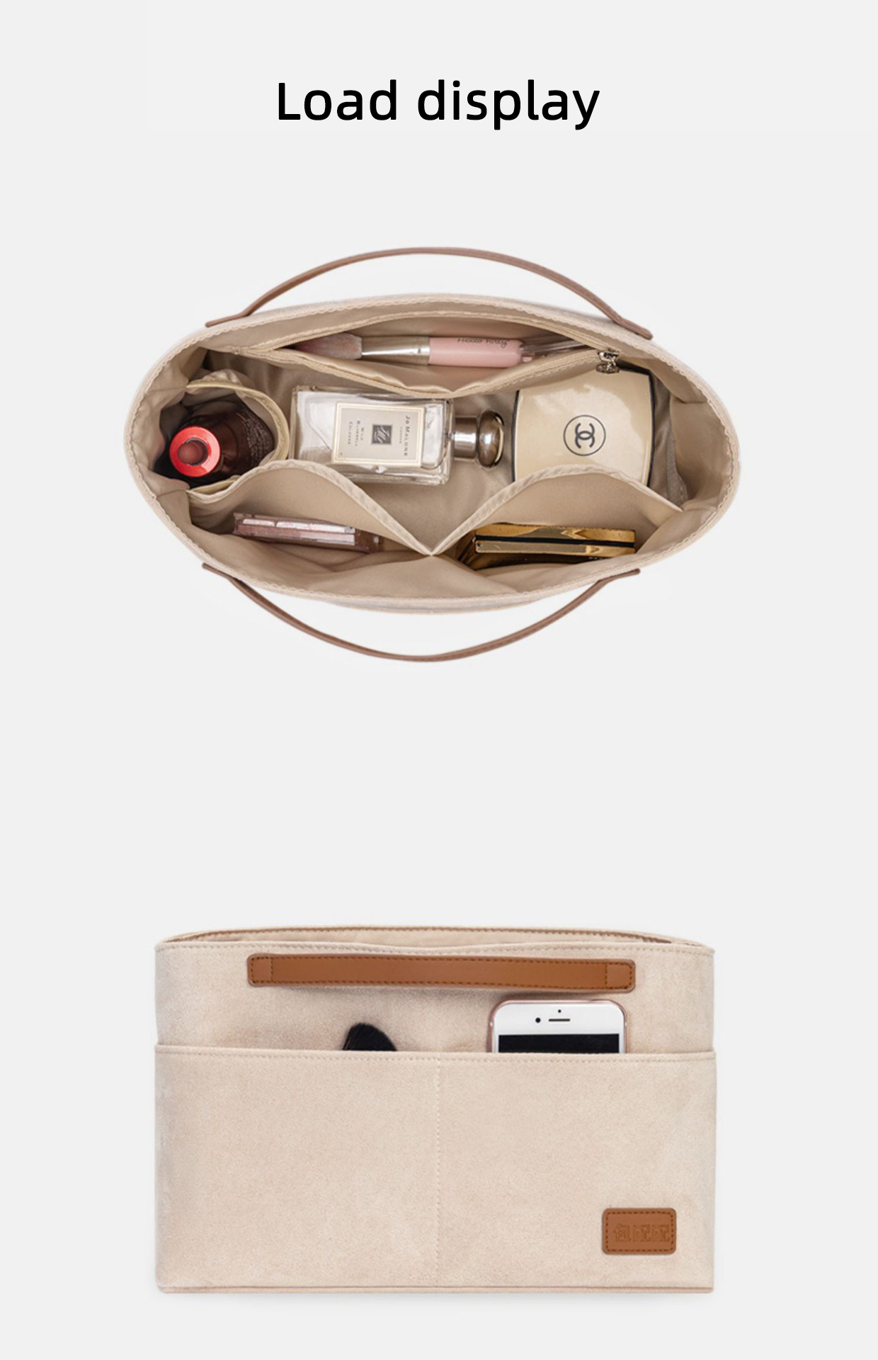 luxury bag accessories felt bag organizer insert handbag purse felt bag organizer