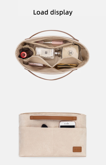 luxury bag accessories felt bag organizer insert handbag purse felt bag organizer