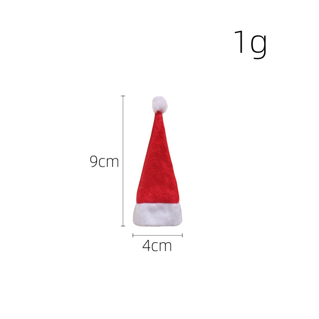 Xmas Holiday Unisex Felt Comfort Mini Christmas decorating Hat, Santa Hat for christmas decoration