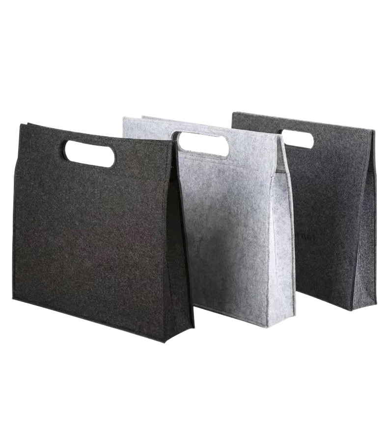 new business men briefcase custom logo felt laptop bags for computers
