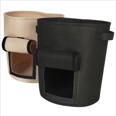 Vegetable Potato Garden Heavy Duty Aeration Non-woven Felt Fabric Pot Planting Grow Bags for Plant