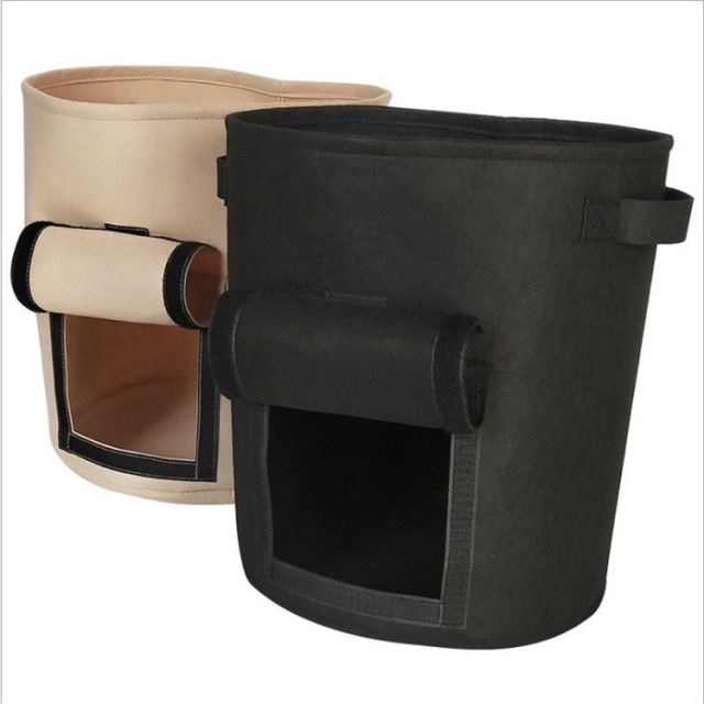 Vegetable Potato Garden Heavy Duty Aeration Non-woven Felt Fabric Pot Planting Grow Bags for Plant