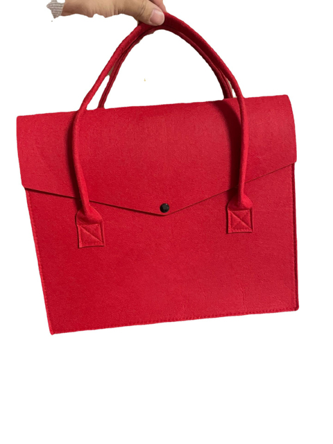 Promotion Reusable Felt Bag 2mm Eco-friendly Felt Foods Delivery Handbag Shopping Tote Bag