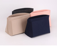 China Factory Felt Purse & Tote Bag Organizer Insert / Multi-Pocket Handbag Organizer / Felt Bag In Bag