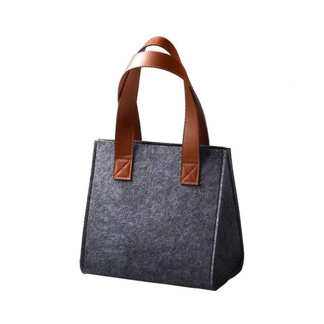 2023 trending hot products women bags felt shoulder bag tote felt handbag felt shopping bag