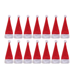 Xmas Holiday Unisex Felt Comfort Mini Christmas decorating Hat, Santa Hat for christmas decoration
