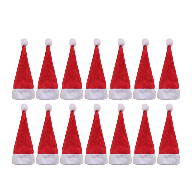 Xmas Holiday Unisex Felt Comfort Mini Christmas decorating Hat, Santa Hat for christmas decoration