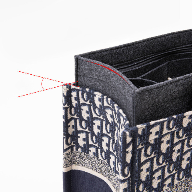 Hot Selling Handbag & Tote Shape Bag organizer Felt Purse Organizer Handbag Insert Bag