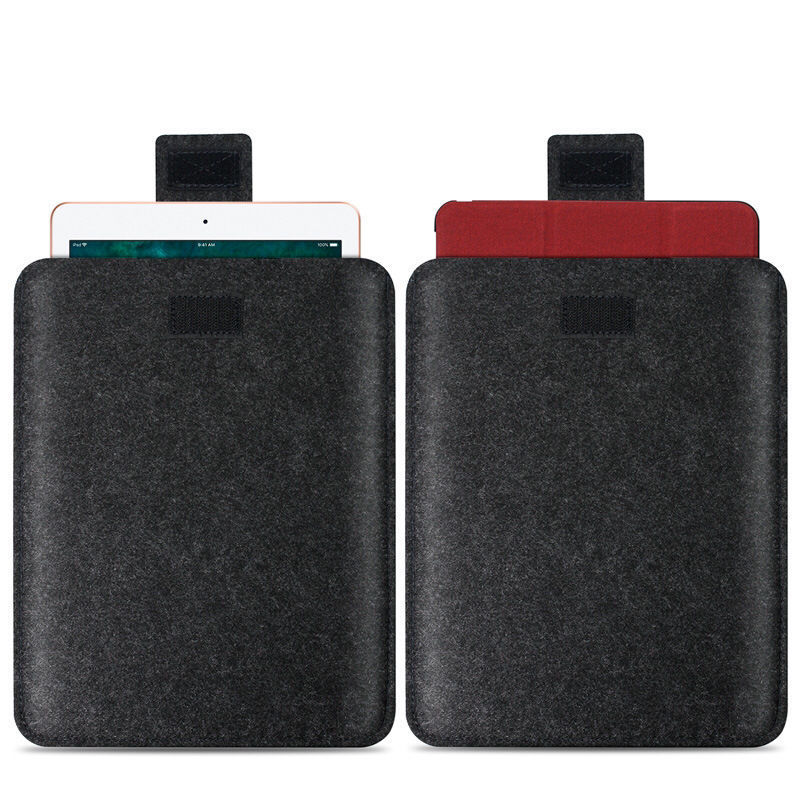 Custom logo 13 inch soft shockproof bags portable felt laptop sleeve case bag durable tablet pouch