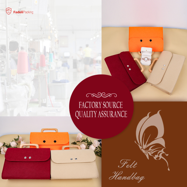 custom logo classic simple travel zipper pouch promotional gifts beauty makeup storage clutch small felt bag