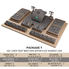 Customized High-end Jewelry Display Stand Necklace Bracelet Ring Display Set Jewelry Display Props Super