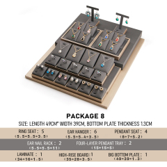 Customized High-end Jewelry Display Stand Necklace Bracelet Ring Display Set Jewelry Display Props Super