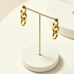 FADELI Original DIY Beige Microfiber Jewelry Display Set Light Luxury Earrings Rings Jewelry Counter Display Props